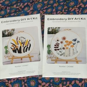 NWT Two Embroidery Kits